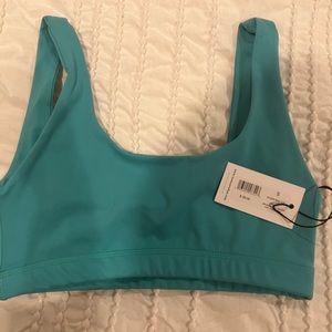 WE WORE WHAT SCOOP NECK BRA TOP